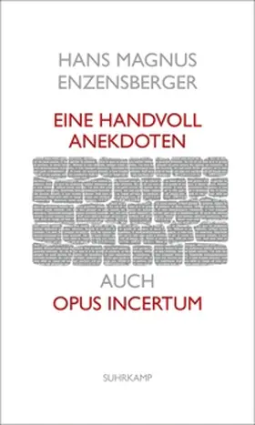 Enzensberger |  Eine Handvoll Anekdoten | eBook | Sack Fachmedien