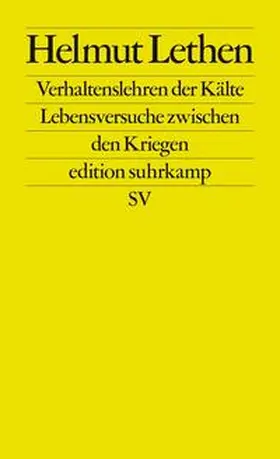 Lethen | Verhaltenslehren der Kälte | E-Book | sack.de