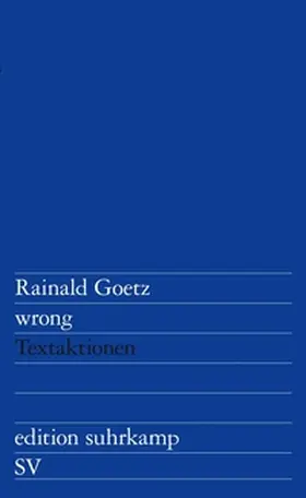 Goetz |  wrong | eBook | Sack Fachmedien