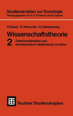 Klenovits / Zehnpfennig |  Wissenschaftstheorie 2 | Buch |  Sack Fachmedien