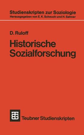  Historische Sozialforschung | Buch |  Sack Fachmedien