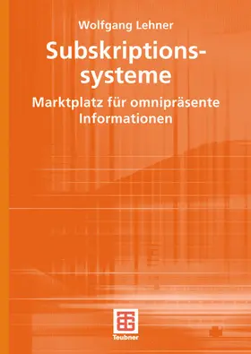 Lehner |  Subskriptionssysteme | Buch |  Sack Fachmedien