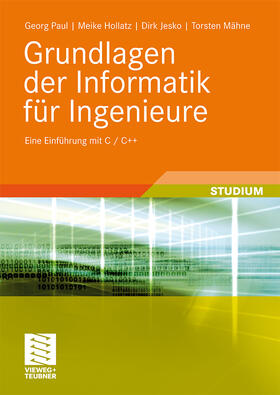 Paul / Mähne / Hollatz |  Grundlagen der Informatik für Ingenieure | Buch |  Sack Fachmedien