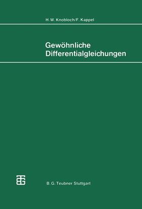 Kappel / Knobloch |  Gewöhnliche Differentialgleichungen | Buch |  Sack Fachmedien