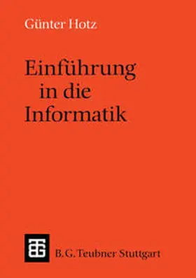 Hotz |  Einführung in die Informatik | Buch |  Sack Fachmedien