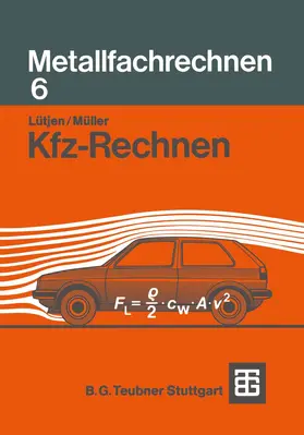 Müller / Lütjen |  Kfz-Rechnen | Buch |  Sack Fachmedien