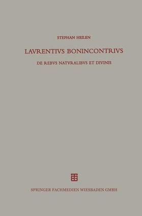 Miniatensis |  Lavrentivs Bonincontrivs Miniatensis | Buch |  Sack Fachmedien
