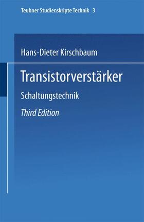 Kirschbaum |  Transistorverstärker | Buch |  Sack Fachmedien