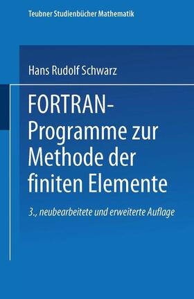  FORTRAN-Programme zur Methode der finiten Elemente | Buch |  Sack Fachmedien