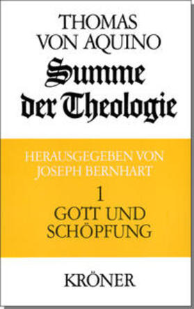 Bernhart |  Summe der Theologie I. Gott und Schöpfung | Buch |  Sack Fachmedien