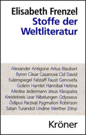 Frenzel |  Stoffe der Weltliteratur | Buch |  Sack Fachmedien