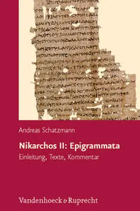 Schatzmann |  Nikarchos II: Epigrammata | Buch |  Sack Fachmedien