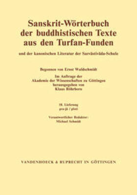 Röhrborn |  Sanskrit-Wörterbuch der buddhistischen Texte aus den Turfan- | Buch |  Sack Fachmedien