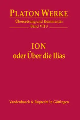 Platon / Heitsch |  Ion oder Über die Ilias | Buch |  Sack Fachmedien