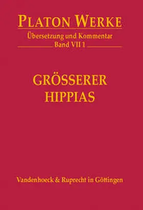 Platon / Heitsch |  VII 1 Größerer Hippias | Buch |  Sack Fachmedien