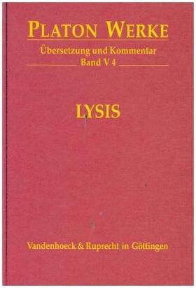 Platon / Bordt SJ |  V 4 Lysis | Buch |  Sack Fachmedien