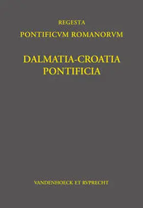 Könighaus |  Dalmatia-Croatia Pontificia | Buch |  Sack Fachmedien