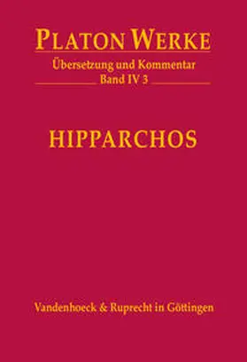 Platon / Schubert |  Hipparchos | Buch |  Sack Fachmedien