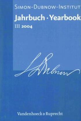 Diner |  Jahrbuch  des Simon-Dubnow-Instituts /Simon Dubnow Institute Yearbook III/2004 | Buch |  Sack Fachmedien
