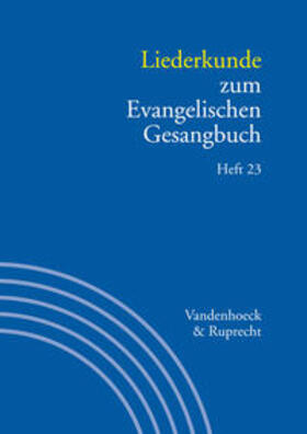 Evang / Alpermann |  Liederkunde Evangel. Gesangbuch Hft 23 | Buch |  Sack Fachmedien