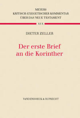 Zeller |  Zeller, D: Der erste Brief an die Korinther | Buch |  Sack Fachmedien