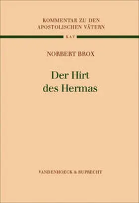 Brox | Der Hirt des Hermas | Buch | 978-3-525-51674-4 | sack.de