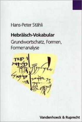 Stähli |  Hebräisch-Vokabular | Buch |  Sack Fachmedien