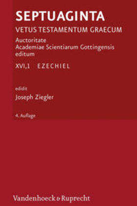 Ziegler |  Septuaginta. Band 16,1 | Buch |  Sack Fachmedien