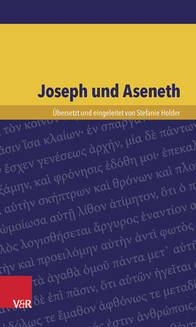 Holder |  Joseph und Aseneth | Buch |  Sack Fachmedien
