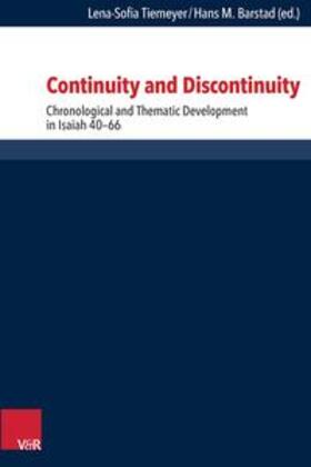 Tiemeyer / Barstad |  Continuity and Discontinuity | Buch |  Sack Fachmedien