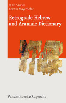 Sander / Mayerhofer |  Retrograde Hebrew and Aramaic Dictionary | Buch |  Sack Fachmedien