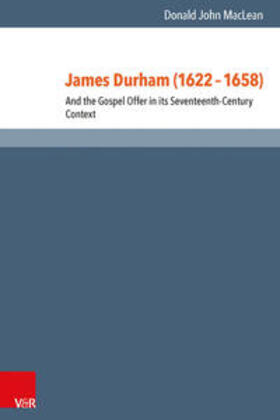 MacLean |  Maclean, D: James Durham (1622-1658) | Buch |  Sack Fachmedien