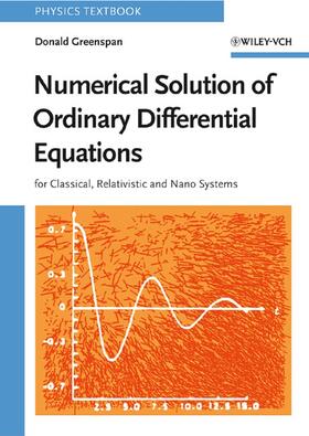 Greenspan |  Numerical Solution of Ordinary Differential Equations | Buch |  Sack Fachmedien