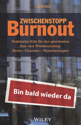 Riffelt |  Riffelt, I: Zwischenstopp Burnout | Buch |  Sack Fachmedien