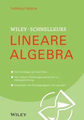 Räsch |  Wiley-Schnellkurs Lineare Algebra | Buch |  Sack Fachmedien