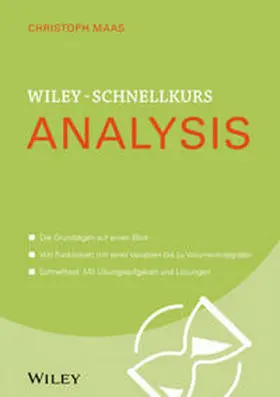 Maas |  Wiley-Schnellkurs Analysis | eBook | Sack Fachmedien