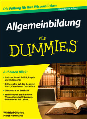 Göpfert / Herrmann |  Allgemeinbildung für Dummies | Buch |  Sack Fachmedien