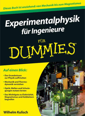 Kulisch |  Experimentalphysik für Ingenieure für Dummies | Buch |  Sack Fachmedien