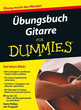 Phillips / Chappell |  Übungsbuch Gitarre für Dummies | Buch |  Sack Fachmedien