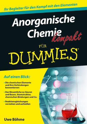 Böhme |  Anorganische Chemie kompakt für Dummies | Buch |  Sack Fachmedien
