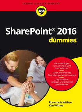 Withee |  SharePoint 2016 für Dummies | Buch |  Sack Fachmedien