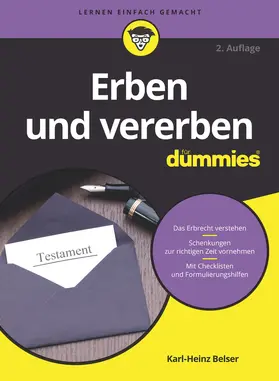 Belser |  Erben und vererben für Dummies | Buch |  Sack Fachmedien