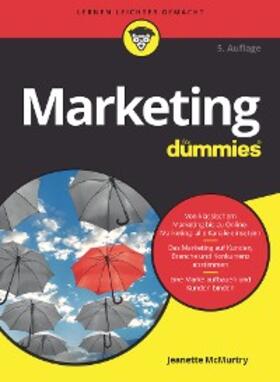 McMurtry |  Marketing für Dummies | eBook | Sack Fachmedien