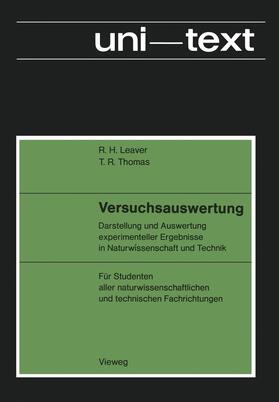 Thomas / Leaver |  Versuchsauswertung | Buch |  Sack Fachmedien