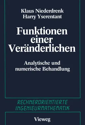 Niederdrenk / Yserentant / Engeln-Müllges |  Funktionen einer Veränderlichen | Buch |  Sack Fachmedien