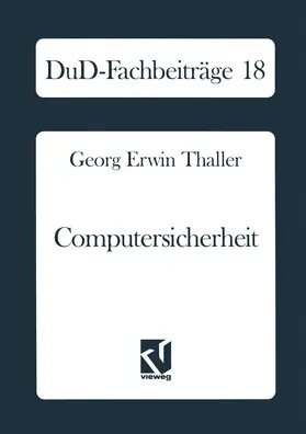 Thaller |  Computersicherheit | Buch |  Sack Fachmedien