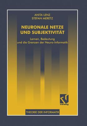 Meretz / Lenz |  Neuronale Netze und Subjektivität | Buch |  Sack Fachmedien