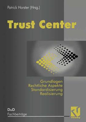 Horster |  Trust Center | Buch |  Sack Fachmedien