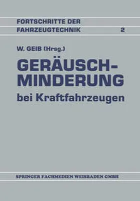 Geib |  Geräuschminderung bei Kraftfahrzeugen | Buch |  Sack Fachmedien