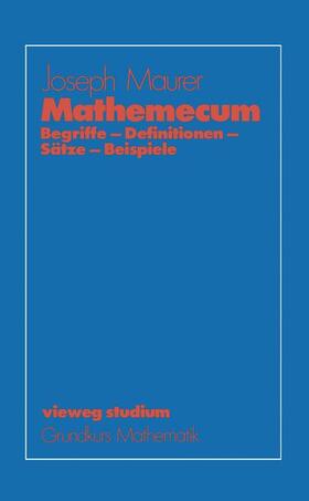 Maurer |  Mathemecum | Buch |  Sack Fachmedien